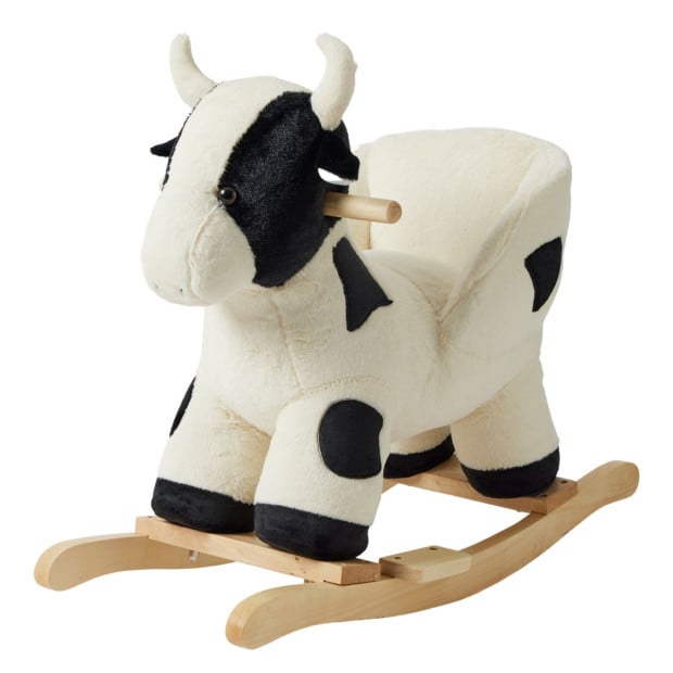 Jiggle & Giggle Soft Plush Toy Rocker - Cow Image 2