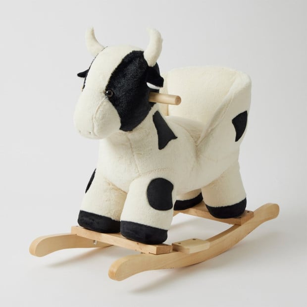 Jiggle & Giggle Soft Plush Toy Rocker - Cow Image 5