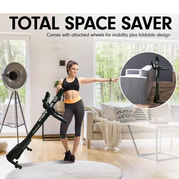 Powertrain V25 Foldable Treadmill Home Gym Cardio Walk Machine Image 6