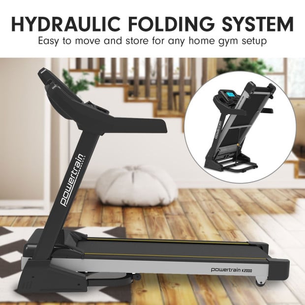 Powertrain K2000 Treadmill w/ Fan & Auto Incline Speed 22km/h Image 8
