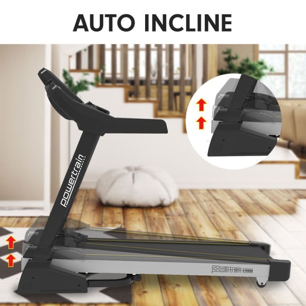 Powertrain K2000 Treadmill w/ Fan & Auto Incline Speed 22km/h Image 9