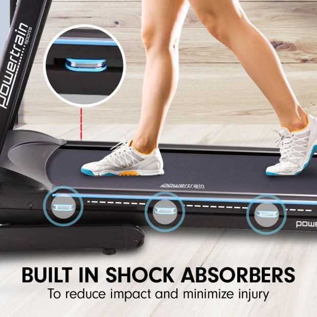 Powertrain K1000 Foldable Treadmill with Incline for Home Gym Cardio Image 5