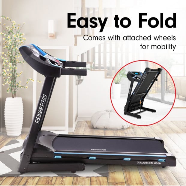 Powertrain K1000 Foldable Treadmill with Incline for Home Gym Cardio Image 7