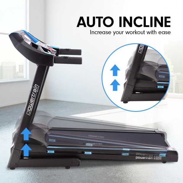Powertrain K1000 Foldable Treadmill with Incline for Home Gym Cardio Image 8