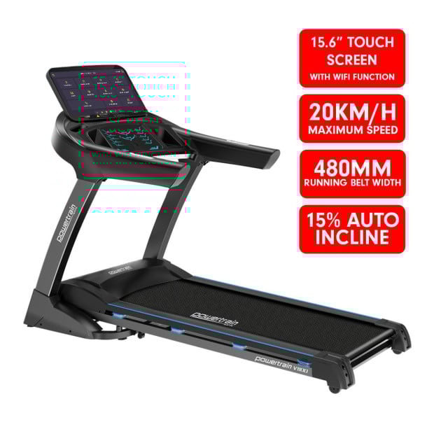 Powertrain V1100 Treadmill with Wifi Touch Screen & Incline Image 2