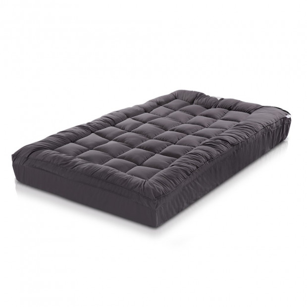 1000GSM Pillowtop Mattress Topper Protector Bamboo Charcoal Single
