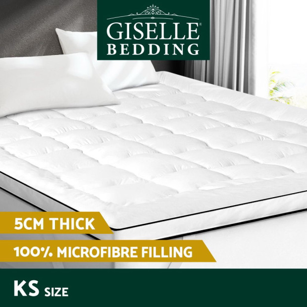 Bedding Mattress Topper Pillowtop - King Single Image 3