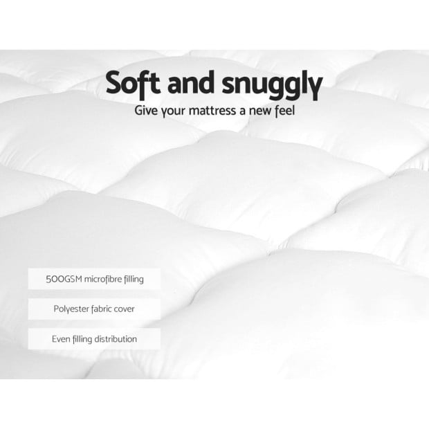 Bedding Mattress Topper Pillowtop - Single Image 3
