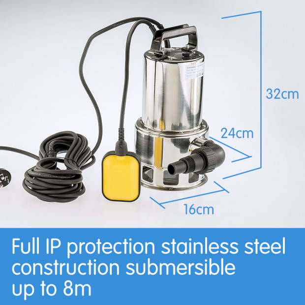 Hydro Active 1500w Submersible dirty water pump Image 7