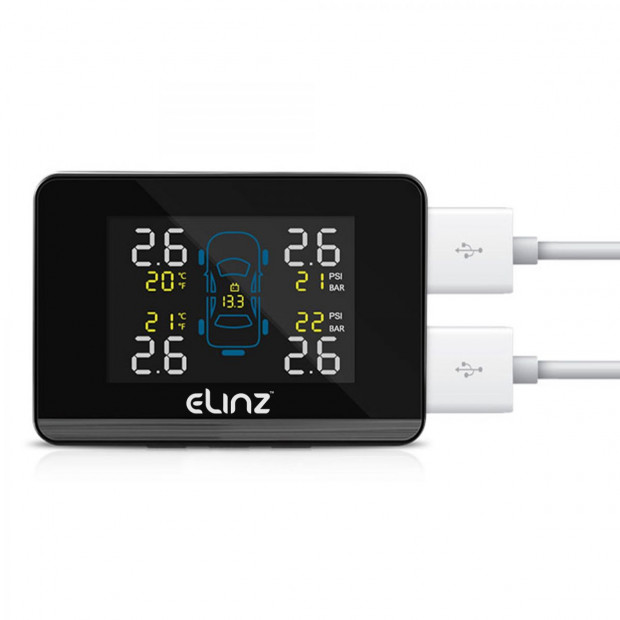 Elinz Car Auto Wireless Digital Tpm Tyre Pressure Monitoring System Image 3
