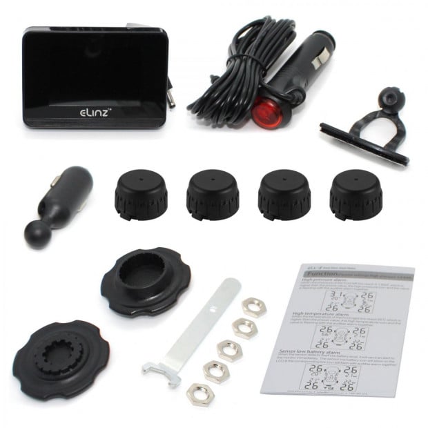 Elinz Car Auto Wireless Digital Tpm Tyre Pressure Monitoring System Image 5