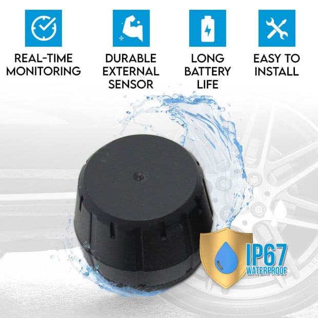 TPMS Tyre Pressure Monitoring System 1x External Sensor for TPMSMAX Image 2