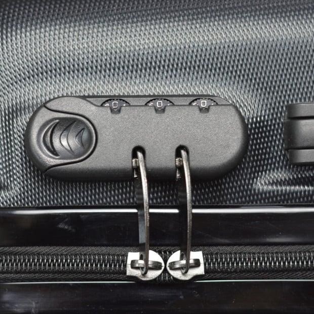 28in Luggage Sets Suitcase Tsa Travel Hard Case Black Colour Image 4
