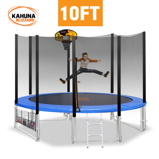 Kahuna Blizzard 10 ft Trampoline with Net
