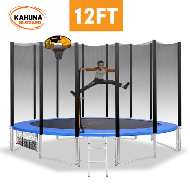 Kahuna Blizzard 12 ft Trampoline with Net