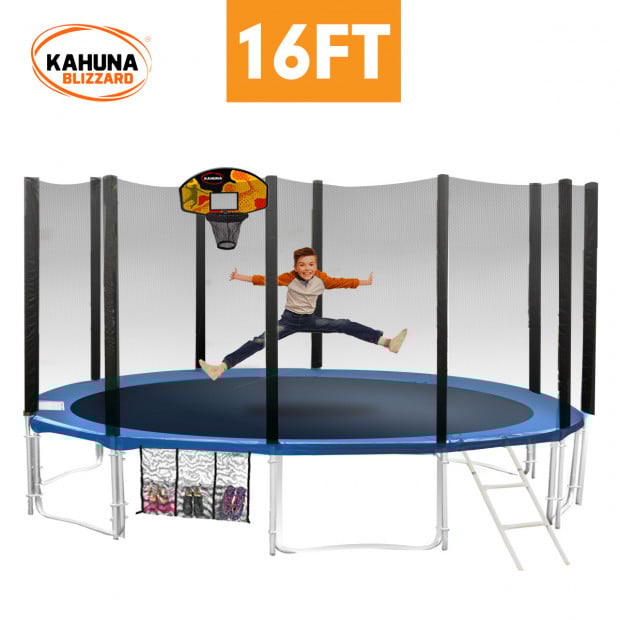 Blizzard 16 ft trampoline with net