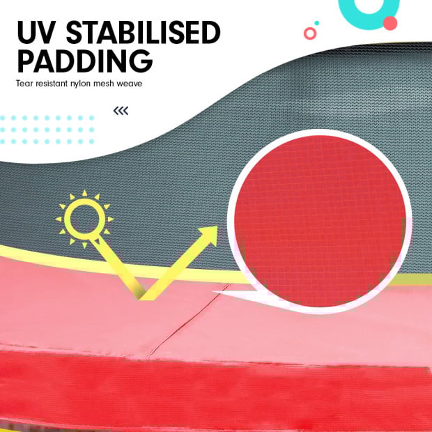 Kahuna Mini 4.5 ft Trampoline - Red Blue Image 5