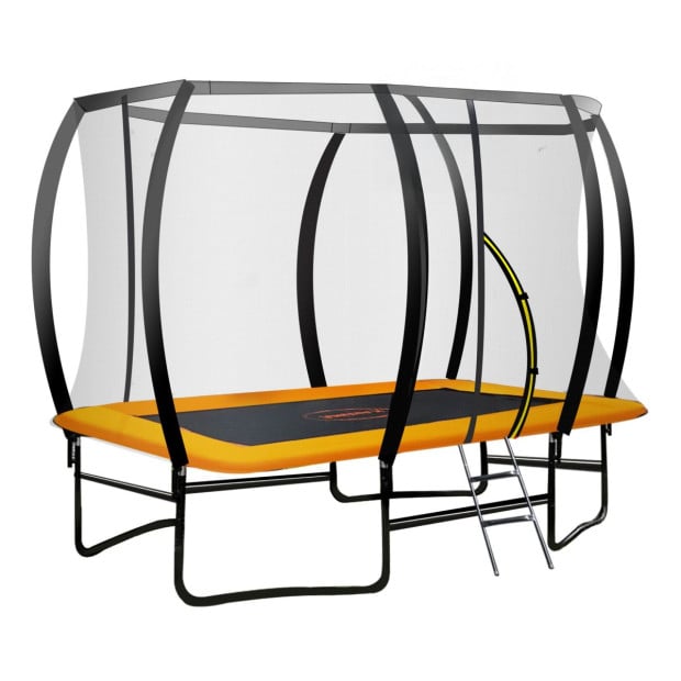 Kahuna Outdoor Rectangular Trampoline 8 ft x 11 ft - Orange Image 15
