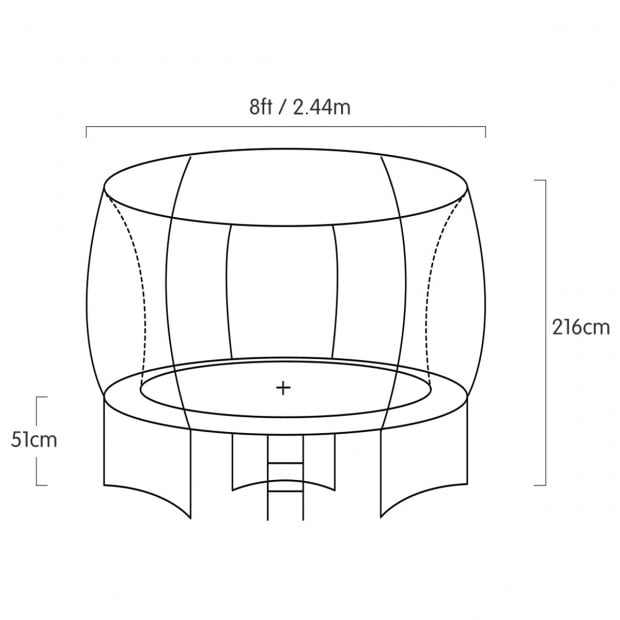 Kahuna 8 ft Trampoline Image 12