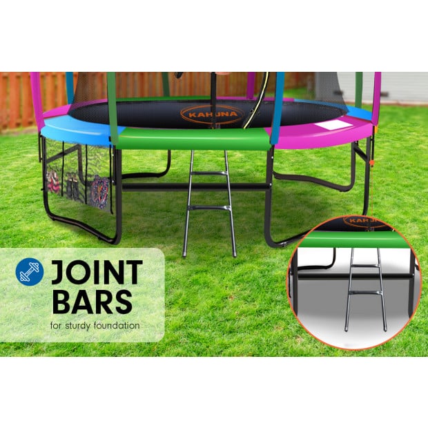 Kahuna 10 ft Trampoline with Rainbow Safety Pad Image 10