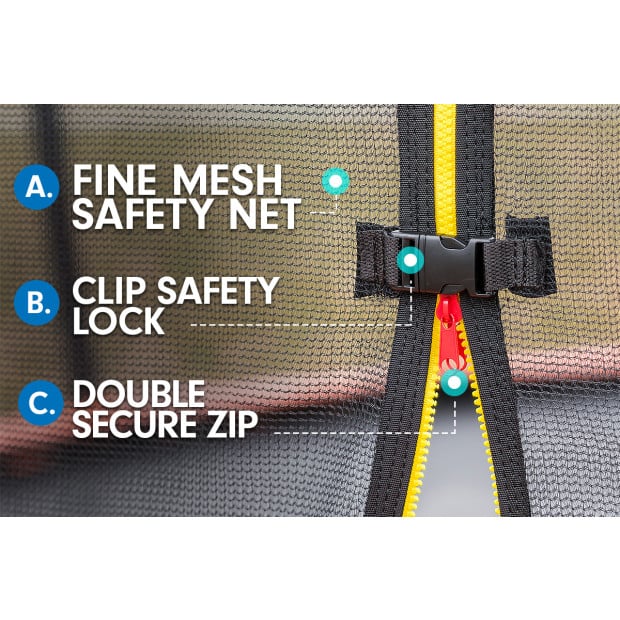 Kahuna 16 ft Trampoline with Rainbow Safety Pad Image 6