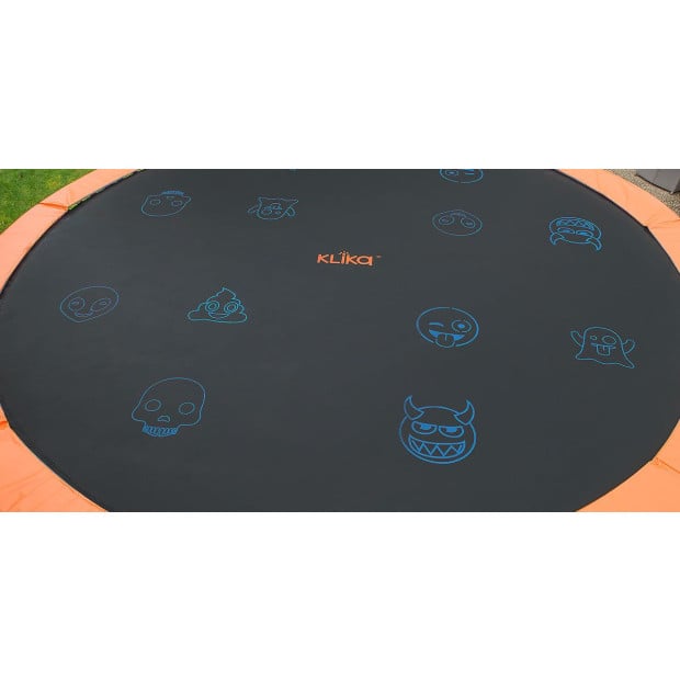 Kahuna Pro 16 ft Trampoline with Emoji Mat Reversible Pad Basketball Set Image 7