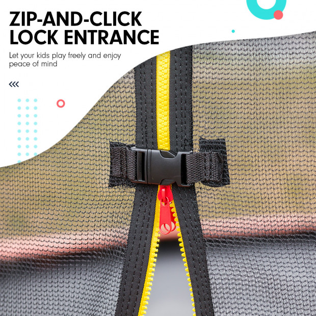 Kahuna Replacement Trampoline Net for 8 ft x 14 ft Oval Trampoline Image 2