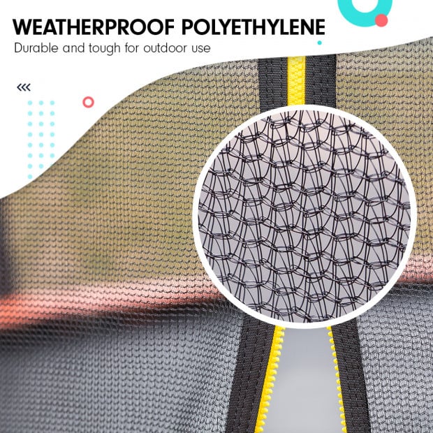 Kahuna Replacement Trampoline Net for 8 ft x 14 ft Oval Trampoline Image 3
