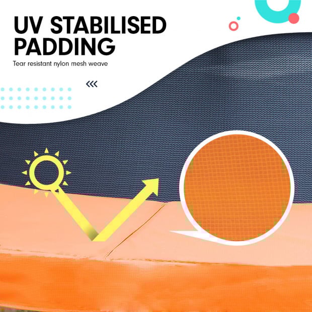 Kahuna 8 ft x 14 ft Replacement Oval Trampoline Pad Spring Safety Cover Image 2