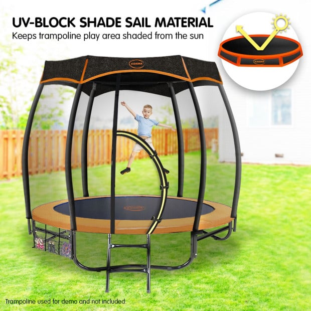 Kahuna Twister Removable Trampoline Roof Shade Cover Image 2