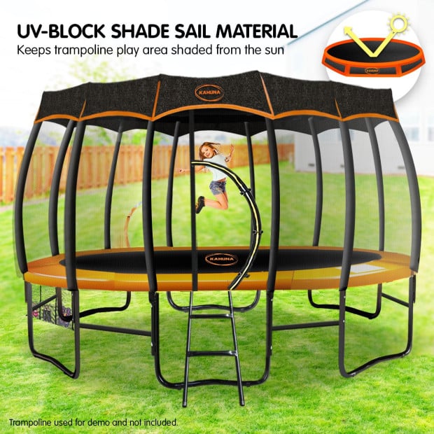 Kahuna 14ft Removable Twister Trampoline Roof Shade Cover Image 2