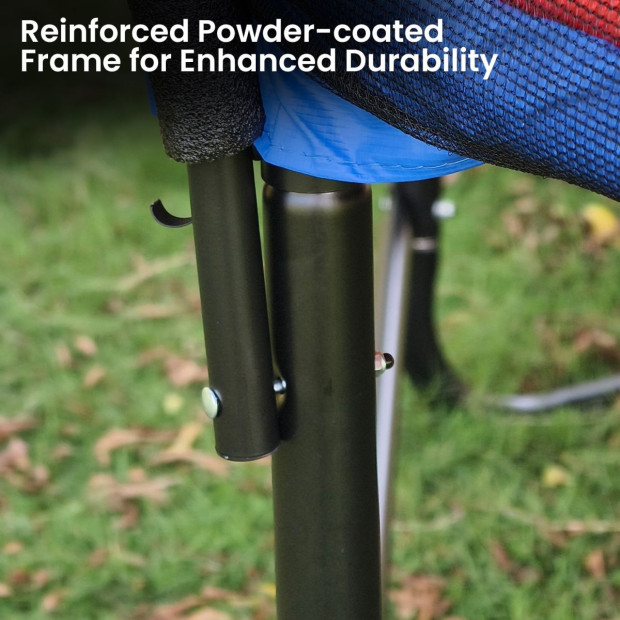 Kahuna Jumbo 10x15ft Trampoline Reversible Pad with L.E.D Basketball Set Image 12