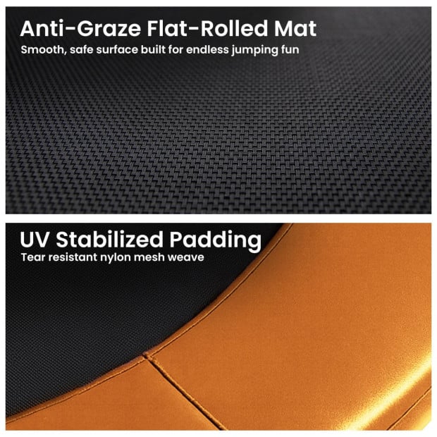 Kahuna 10 ft x15 ft Oval Outdoor Trampoline with Reversible Pad Image 7