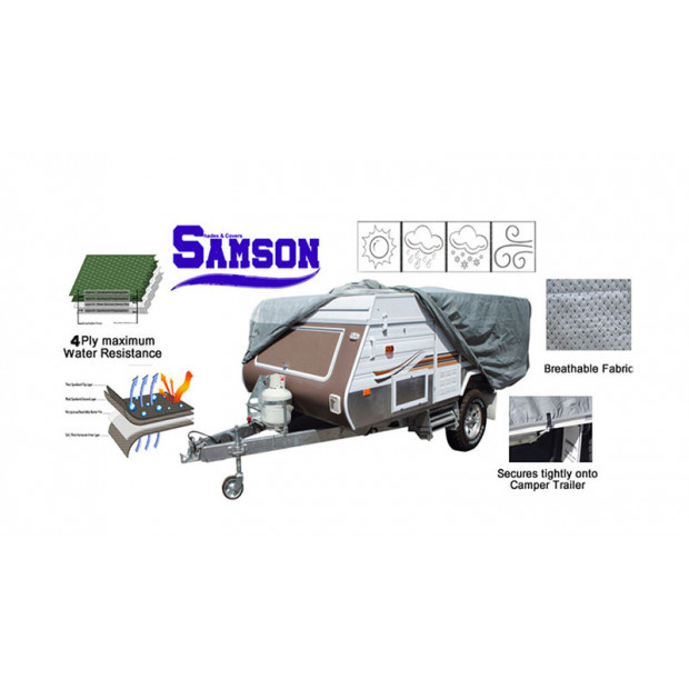 Samson Heavy Duty Trailer Camper Cover 10-12ft Image 2