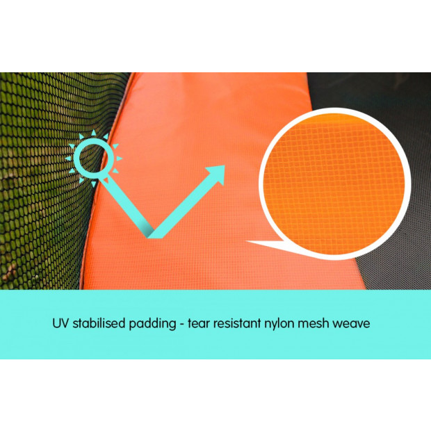 Kahuna Orange Replacement Trampoline Pad Spring Safety Cover Image 2