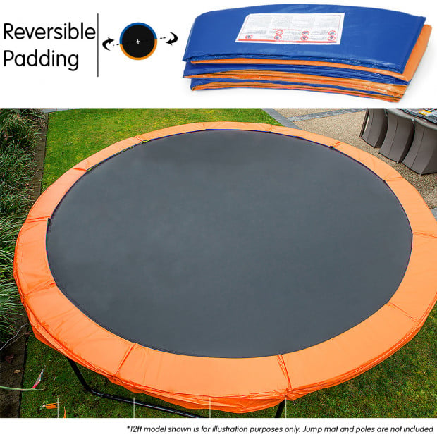 Kahuna Reversible Replacement Trampoline Pad Spring Safety Cover
