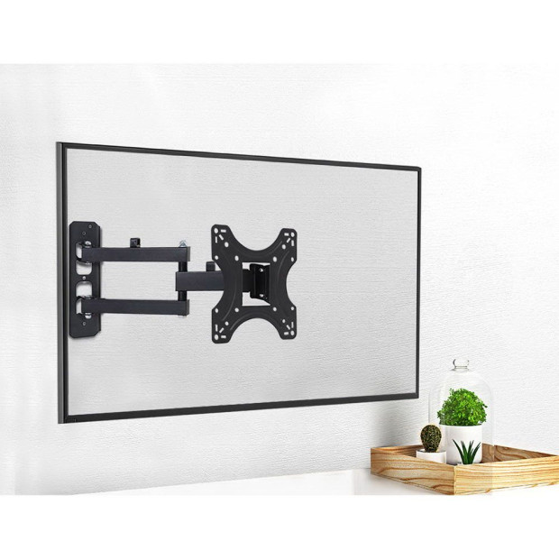 TV Wall Mount Bracket Tilt Swivel Full Motion 32 37 42in Screen Image 7