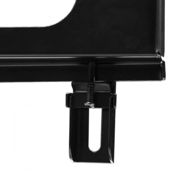 Floor TV Stand Brakcket Height Adjustable 32 to 70 Inch Black 860mm x 450mm x 1256-1376mm Image 4