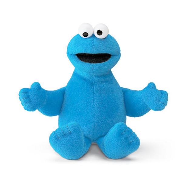 Sesame Street Mini Beanie Cookie Monster 15cm