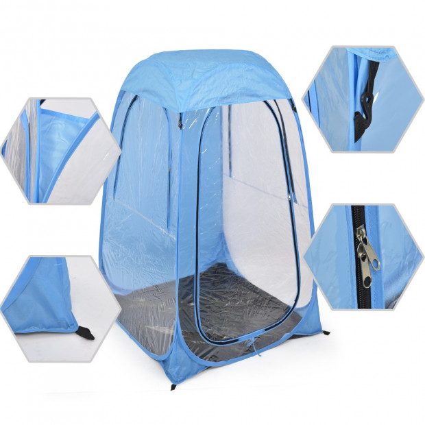Pop Up Sports Camping Festival Fishing Garden Tent Navy Blue Image 3