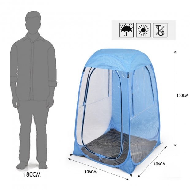 Pop Up Sports Camping Festival Fishing Garden Tent Navy Blue Image 6