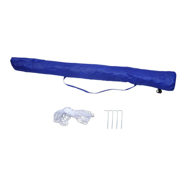 Beach Umbrella Outdoor Umbrellas Sun Shade Garden Shelter 2.33M Blue Image 4