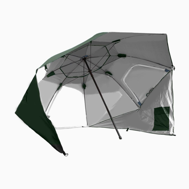 Beach Umbrella Outdoor Umbrellas Sun Shade Garden Shelter 2.33M Green Image 2