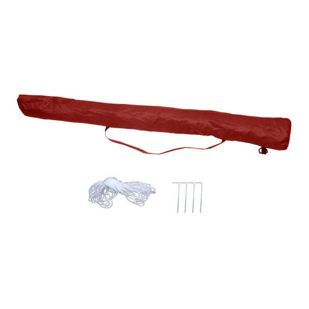 Beach Umbrella Outdoor Umbrellas Sun Shade Garden Shelter 2.33M Red Image 4