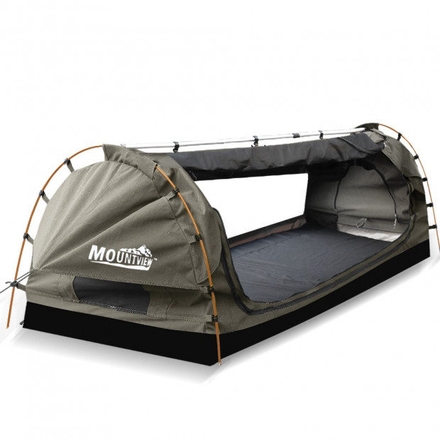 Canvas Dome Swags Free Standing In Grey Image 2