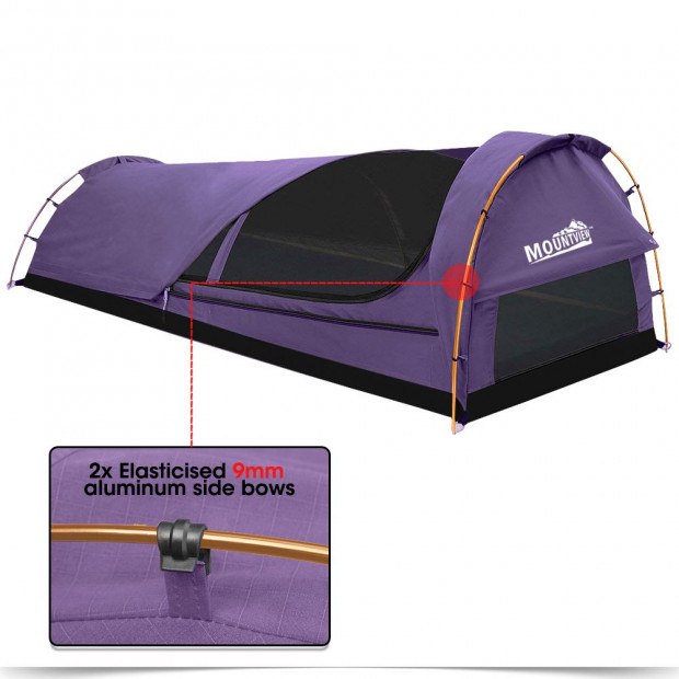 Purple Double Swag Tent Image 3