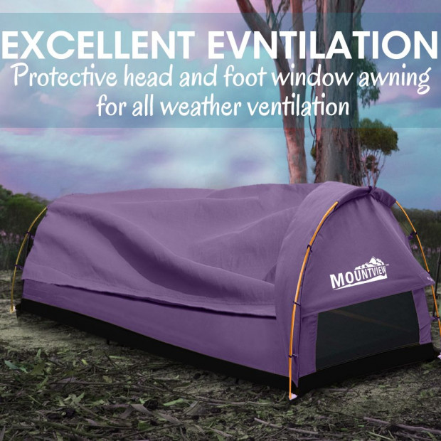 Purple Double Swag Tent Image 8