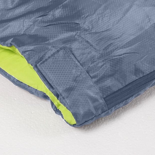 Mountview Double Sleeping Bag Outdoor Camping Hiking Thermal Tent Grey Image 6