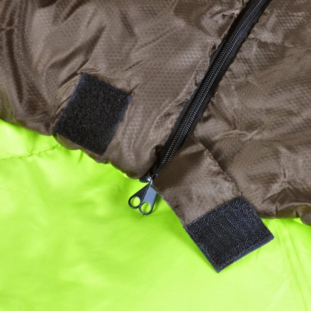 Double Outdoor Camping Sleeping Bag Hiking Thermal Winter 220x145cm Image 5