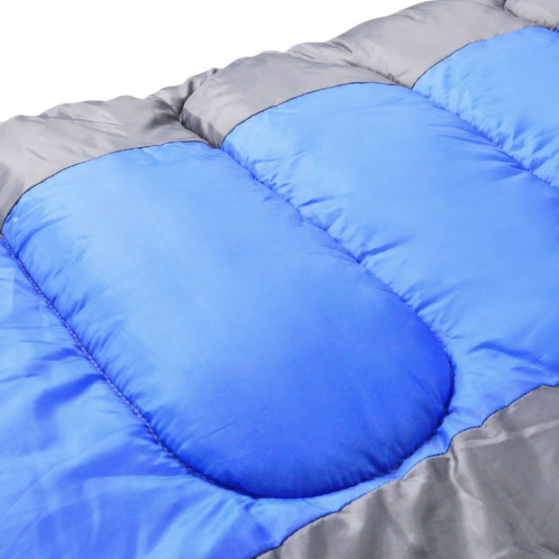 Thermal Single Outdoor Camping Sleeping Bag Mat Tent Hiking Blue Image 3